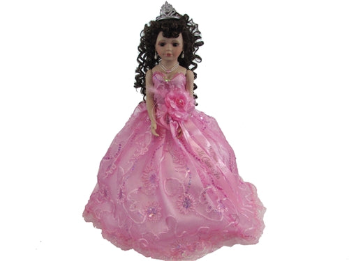 Load image into Gallery viewer, 18" Porcelain Quinceanera - "Last Doll" # 18725 (1 Pc)