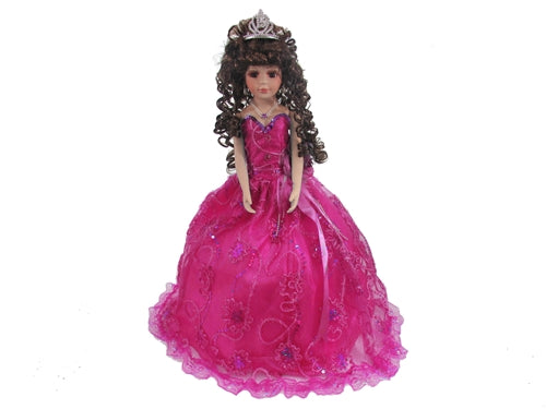 Load image into Gallery viewer, 18" Porcelain Quinceanera - "Last Doll" # 18725 (1 Pc)