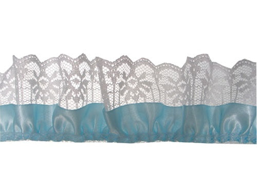 Load image into Gallery viewer, 2" Satin & Lace Trim - Large (5 Yds)