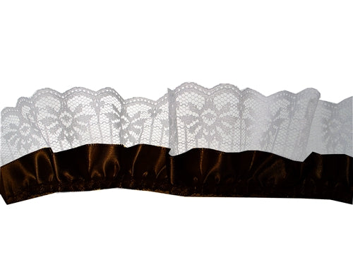 Load image into Gallery viewer, 2&quot; Satin &amp; Lace Trim - Large (5 Yds)
