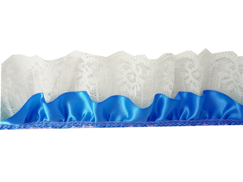 Load image into Gallery viewer, 2" Satin & Lace Trim - Large (5 Yds)