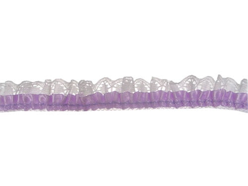 3/4" Satin & Lace Trim - Small (5 Yds)
