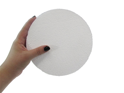 12 Pack Foam Circles for Crafts, Round Polystyrene Discs for DIY Projects  (4 x 4 x 1 in)