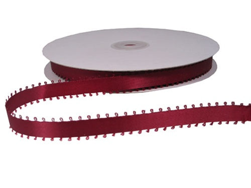 Cinta de picot satinado de 3/8