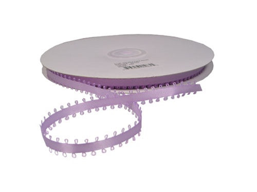 Load image into Gallery viewer, 3/16" Satin Picot Ribbon - Feathered Edges (50 Yds)