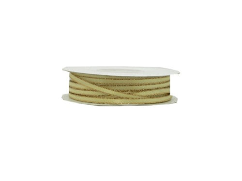 Load image into Gallery viewer, 1/8" Satin Ribbon w/ Metallic Edges (50 Yds)