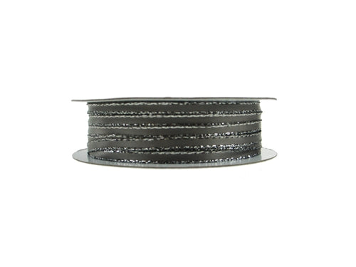 Load image into Gallery viewer, 1/8" Satin Ribbon w/ Metallic Edges (50 Yds)