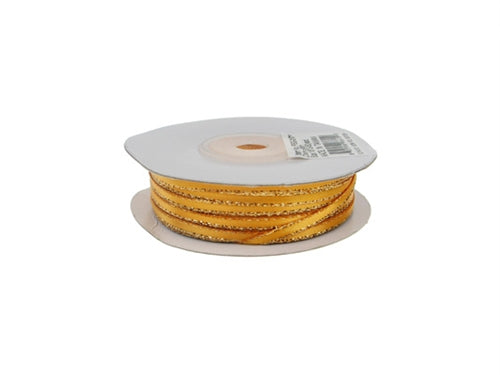 Load image into Gallery viewer, 1/8" Satin Ribbon w/ Metallic Edges (50 Yds)
