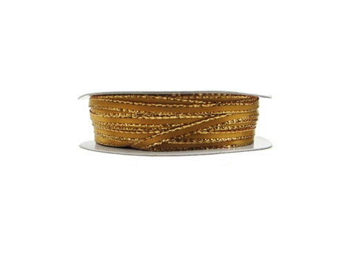 Load image into Gallery viewer, 1/8" Satin Ribbon w/ Metallic Edges (50 Yds)