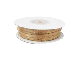 Load image into Gallery viewer, 1/8&quot; Satin Ribbon w/ Metallic Edges (50 Yds)
