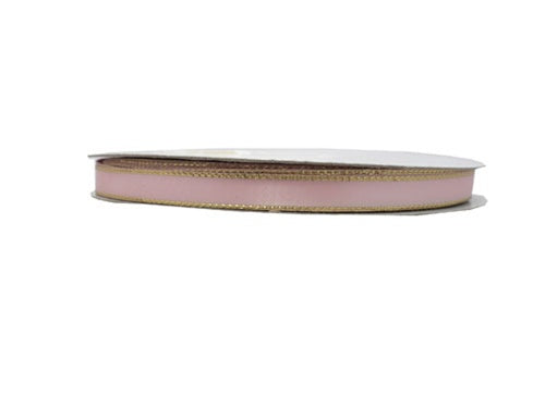 3/8" Satin Ribbon w/ Metallic Edges (50 Yds)