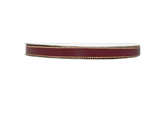 Load image into Gallery viewer, 3/8&quot; Satin Ribbon w/ Metallic Edges (50 Yds)
