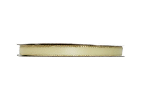 Load image into Gallery viewer, 3/8&quot; Satin Ribbon w/ Metallic Edges (50 Yds)
