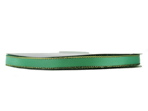 Load image into Gallery viewer, 3/8&quot; Satin Ribbon w/ Metallic Edges (50 Yds)
