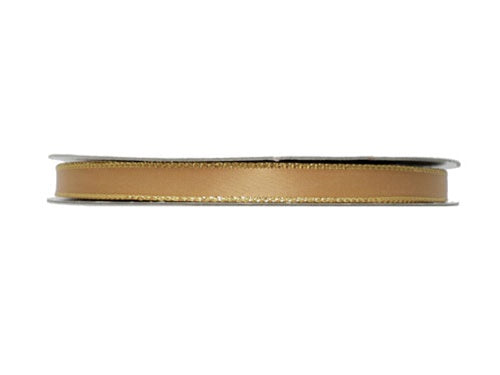 Load image into Gallery viewer, 3/8&quot; Satin Ribbon w/ Metallic Edges (50 Yds)
