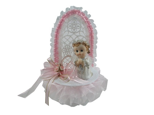 Cinta satinada de 3/8" con bordes metálicos (50 yardas)