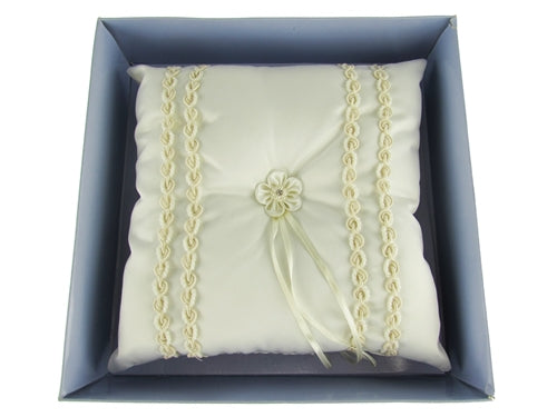 Load image into Gallery viewer, CLEARANCE - Premium Satin Ring &amp; Tiara Pillow - 22 Styles! (1 Pc)
