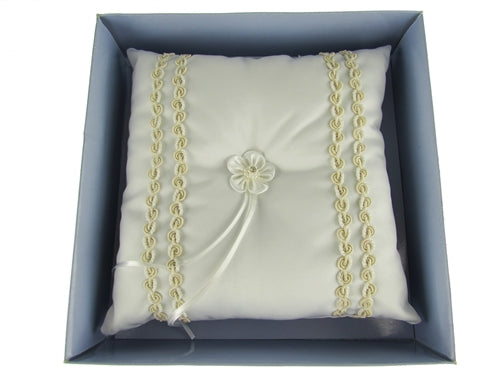 Load image into Gallery viewer, CLEARANCE - Premium Satin Ring &amp; Tiara Pillow - 22 Styles! (1 Pc)
