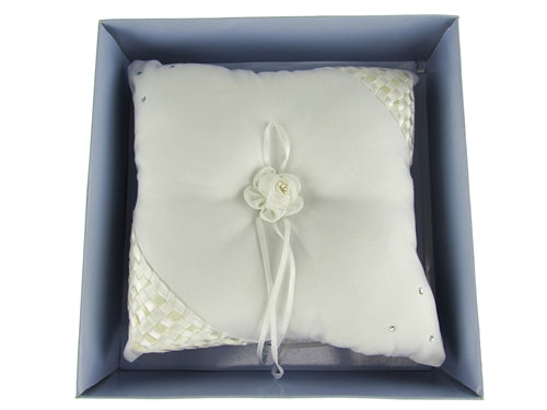 Load image into Gallery viewer, CLEARANCE - Premium Satin Ring &amp; Tiara Pillow - 22 Styles! (1 Pc)
