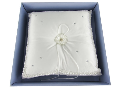 Load image into Gallery viewer, CLEARANCE - Premium Satin Ring &amp; Tiara Pillow - 22 Styles! (1 Pc)
