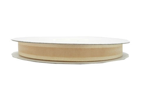 Cinta de organza transparente brillante de 3/8" con bordes satinados (25 yardas)