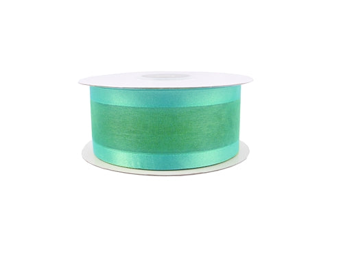 Load image into Gallery viewer, 1.5&quot; Shimmering Sheer Organza Ribbon w/ Satin Edges (25 Yds)
