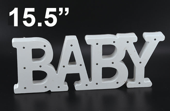 Load image into Gallery viewer, &quot;Baby&quot; Lighted Marquee Signs (1 Pc)
