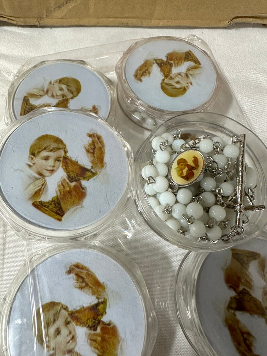 Communion BOY Rosary Favor with Gift Box - 12 pieces!