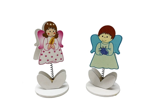 Load image into Gallery viewer, Clearance - 3&quot; Spring Bobble Favor - Angel #0539(12 Pcs)
