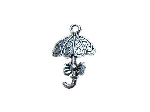 Load image into Gallery viewer, Miniature Metal Umbrella Charm (12 Pcs)
