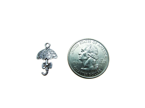 Load image into Gallery viewer, Miniature Metal Umbrella Charm (12 Pcs)
