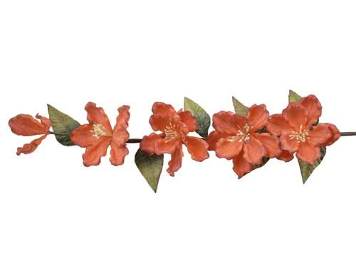 Flor de tallo de magnolia de látex de 28