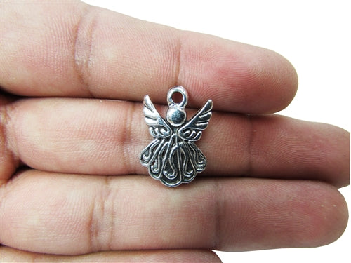 Miniature 0.75" Angel Metal Charm (18 Pcs)