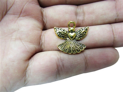 Miniature 1" Angel Metal Charm (20 Pcs)