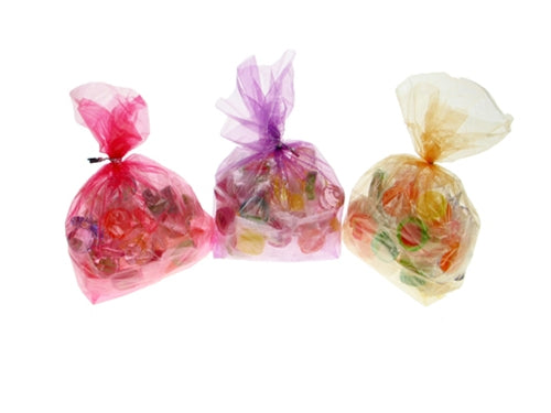 9" Cellophane Gift Bags w/ Twist Tie (Small) (48 Pcs)