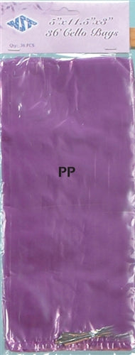 11.5" Cellophane Gift Bags w/ Twist Tie (Large) (36 Pcs)