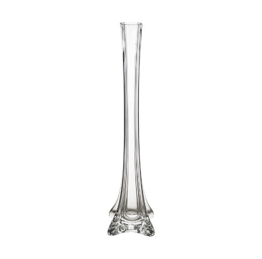 12" Glass Eiffel Tower Vase (12 PACK)