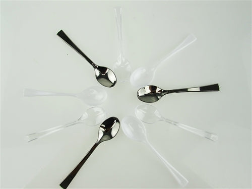 Mini cucharas de postre de plástico (36)