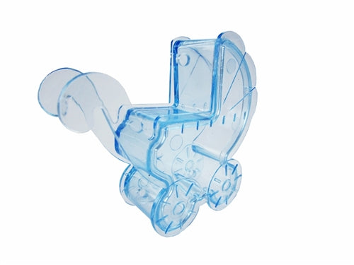 2.5" Plastic BABY CARRIAGE Favor Box (12 Pcs)