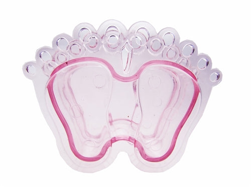 2.5" Plastic BABY FEET Favor Box (12 Pcs)