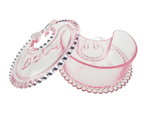 2.5" Plastic BABY BIB Favor Box (12 Pcs)