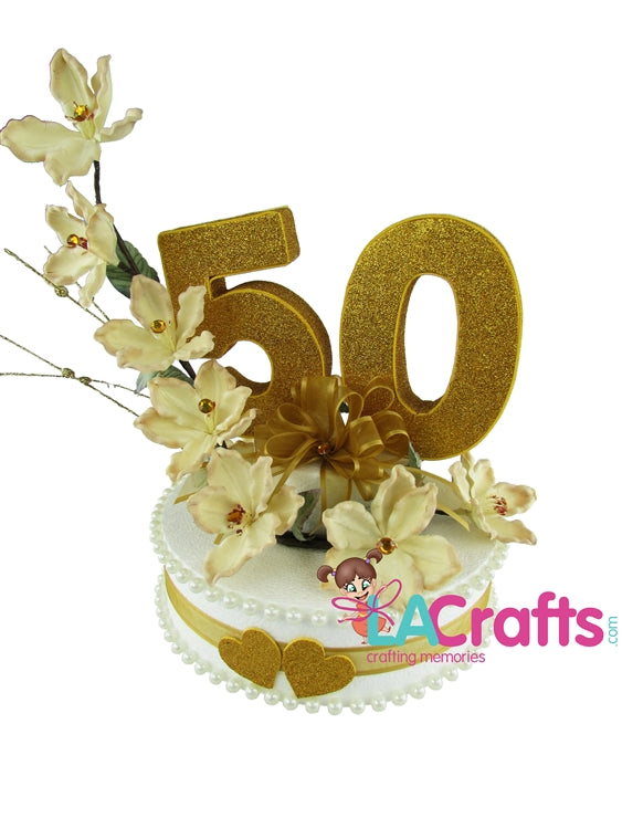 Load image into Gallery viewer, Anniversary Centerpiece Idea #50AC001
