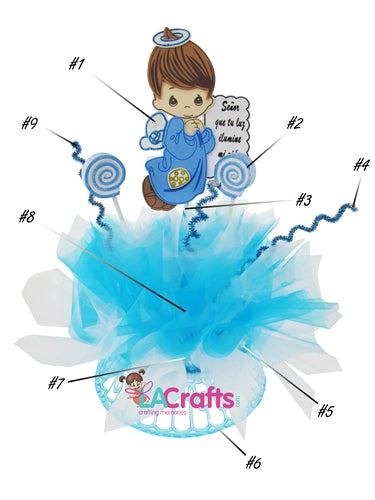 Baptism Centerpiece Idea #BC001