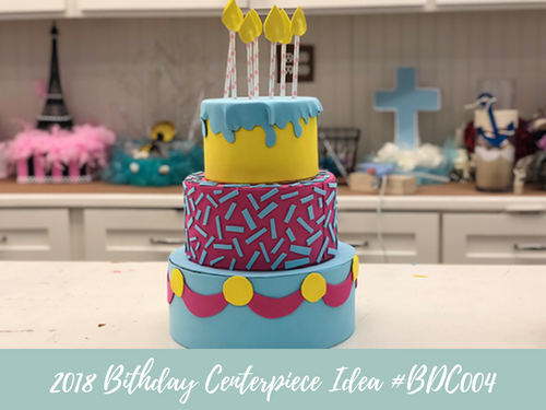 Birthday Centerpiece Idea #BDC004