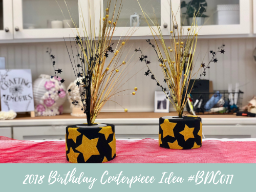 Idea de centro de mesa de cumpleaños #BDC011 