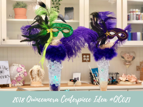 Quinceanera Centerpiece Idea #QC021