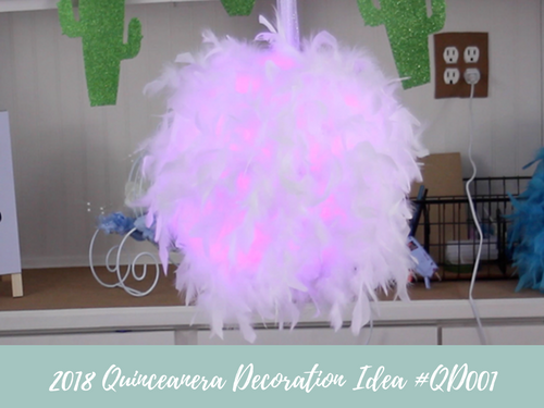 Idea de decoración de Quinceañera #QC001 