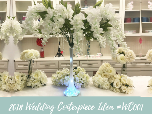 Idea de centro de mesa de boda #WC001 