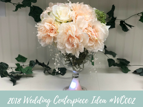 Idea de centro de mesa de boda #WC002 
