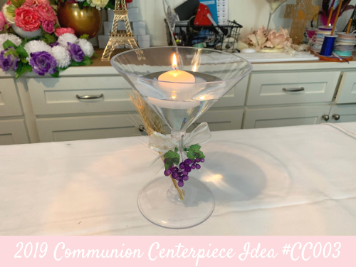 Communion Centerpiece Idea